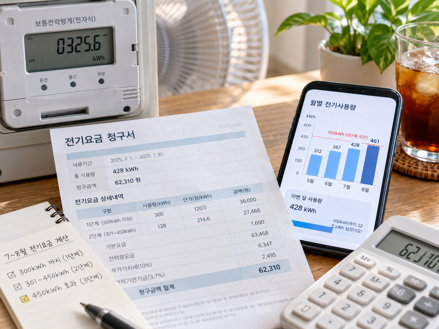 전기요금 누진제 계산법과 사용량 확인
